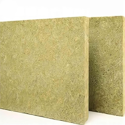 High Temperature Resistant 500C Insulated Rock Wool Board Modern Square Design High Quality Rock Wool Insulation Material