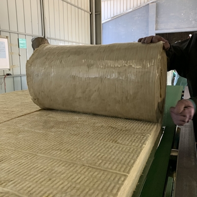 Industrial Design Style Rock Wool Roll Heat Insulation Efficient Thermal Fire Resistance Square Made Basalt Mineral Wool Rubber