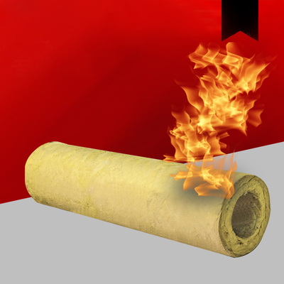 High-Density Rock Wool Fire Insulation Pipe Shell Aluminum Foil Veneer Insulation Sheet with Fire Rating A1