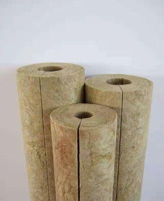 High-Density Rock Wool Fire Insulation Pipe Shell Aluminum Foil Veneer Insulation Sheet with Fire Rating A1