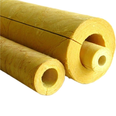 Rock Wool Aluminum Foil Insulation CE Certified Pipeline Insulation and Heat Resistance 500C Fire Resistant Rock Wool Tube