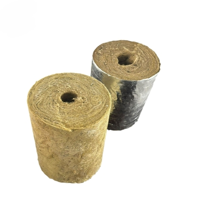 A-Grade Fire-Resistant Rock Wool Insulation Tube 80kg/100kg/120kg Mineral Wool Glass Fiber Material