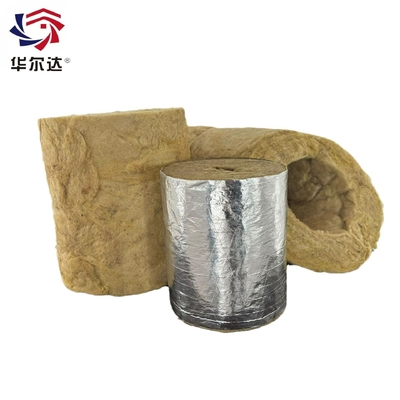 A-Grade Fire-Resistant Rock Wool Insulation Tube 80kg/100kg/120kg Mineral Wool Glass Fiber Material