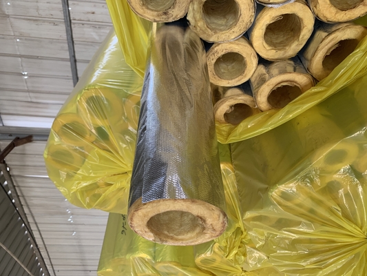 Closed Cell Rubber Pipe Insulation Shell  0.033W/m K Thermal Conductivity