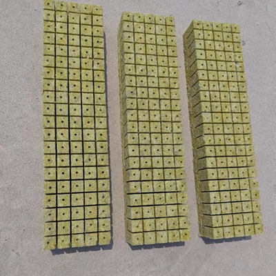 Modern 200x200x200mm Agricultural Soilless Rock Wool Planting Blocks Heat Insulation Material Hydrophobic Surface for Warehouses