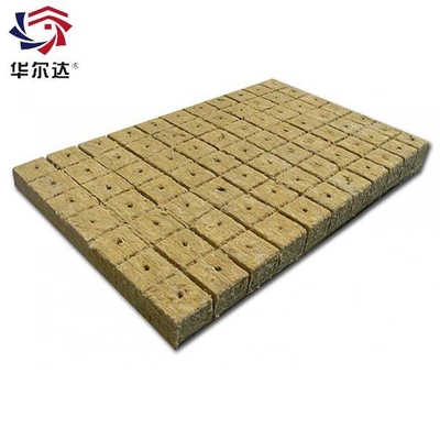 40mm Independent Basalt Rock Wool Blocks for Seedling Cultivation Planting Rock Wool Coated Products Square Sheet Shape