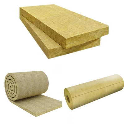 Modern Construction Thermal Insulation Sheet Rock Wool Board Roll Tube Fireproof Mineral Wool Stone Made of Glass Fiber Plastic